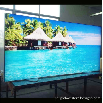Free Standing Display Mobile Textile Light Box for Exhibition